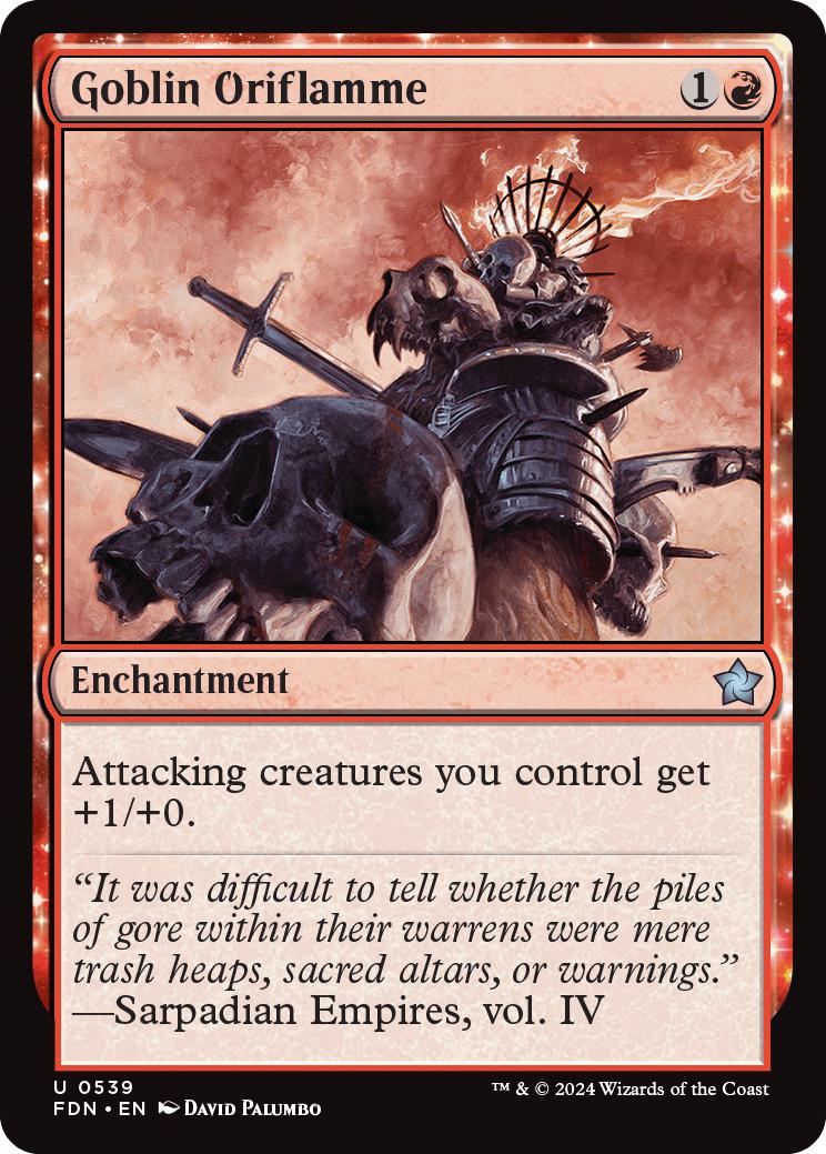 Goblin Oriflamme [539] [Foundations] [Non-Foil]