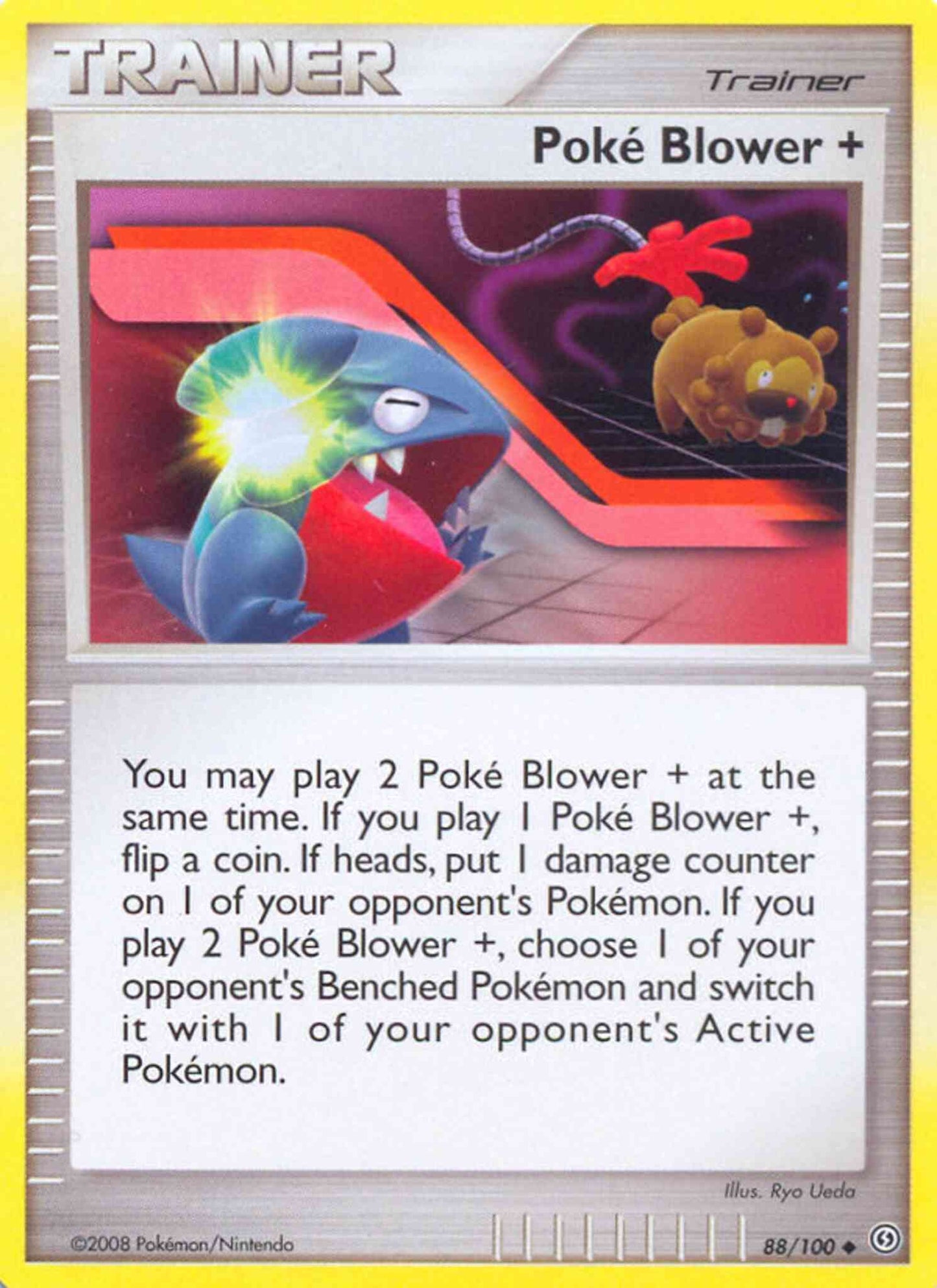 Poké Blower + - 88/100 - Uncommon [dp7-88] [Reverse Holo]