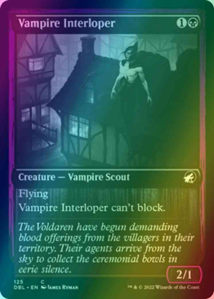 Vampire Interloper [125] [Innistrad: Double Feature] [Foil]