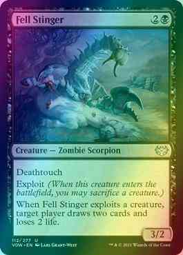 Fell Stinger [112] [Innistrad: Crimson Vow] [Foil]