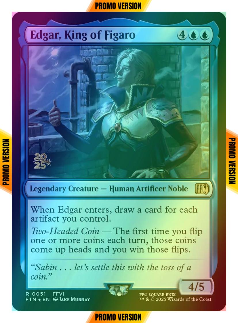 Edgar, King of Figaro [51s] [Prerelease] [FINAL FANTASY: Promos] [Foil]
