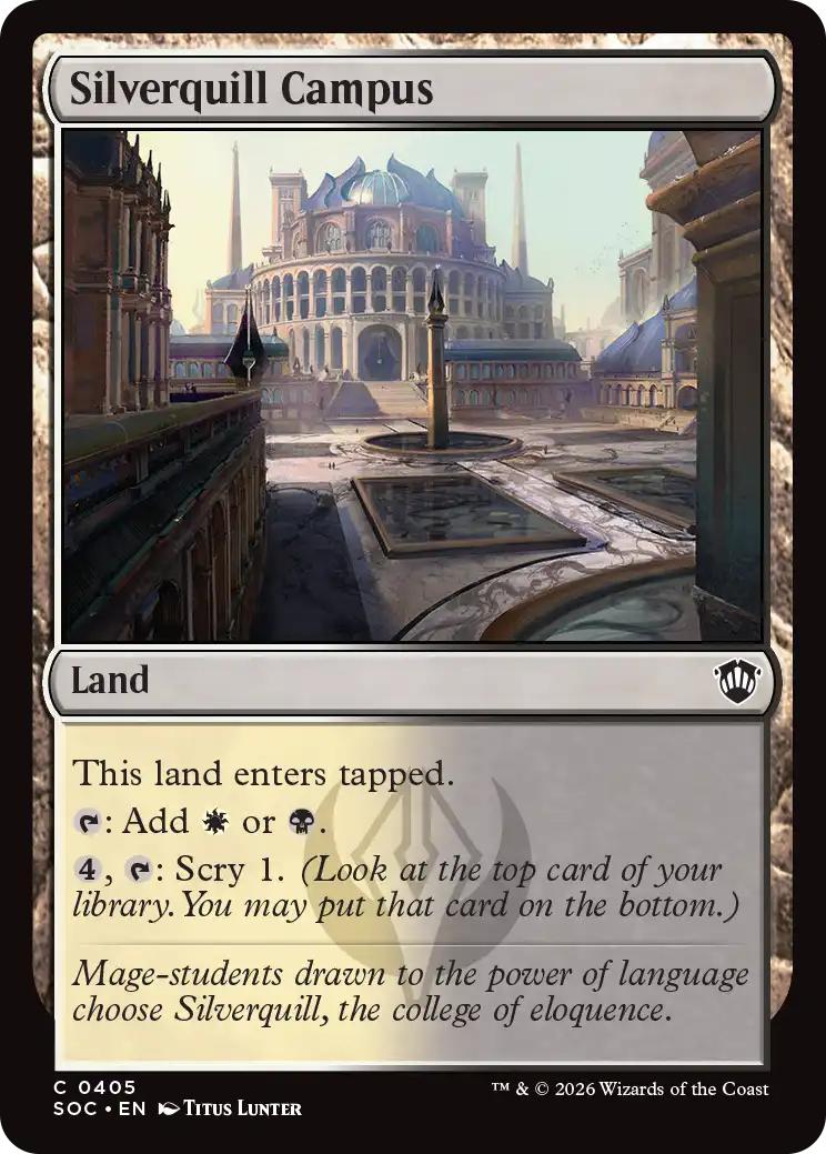 Silverquill Campus [405] [Secrets of Strixhaven: Commander] [Non-Foil]