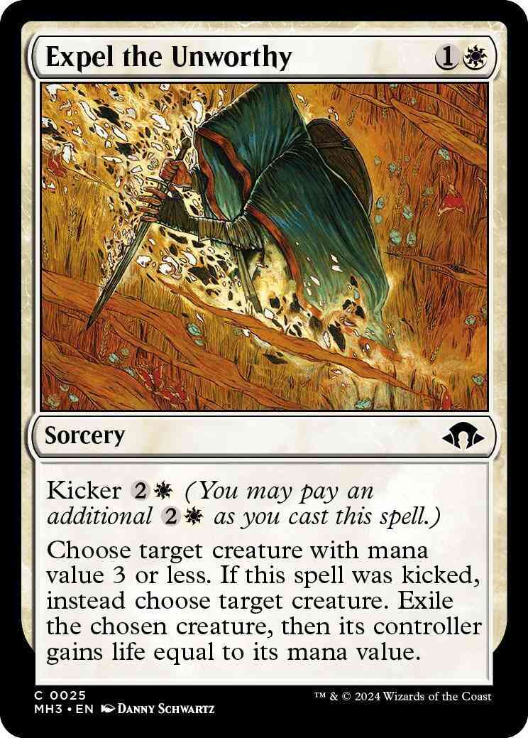 Expel the Unworthy [25] [Modern Horizons 3] [Non-Foil]