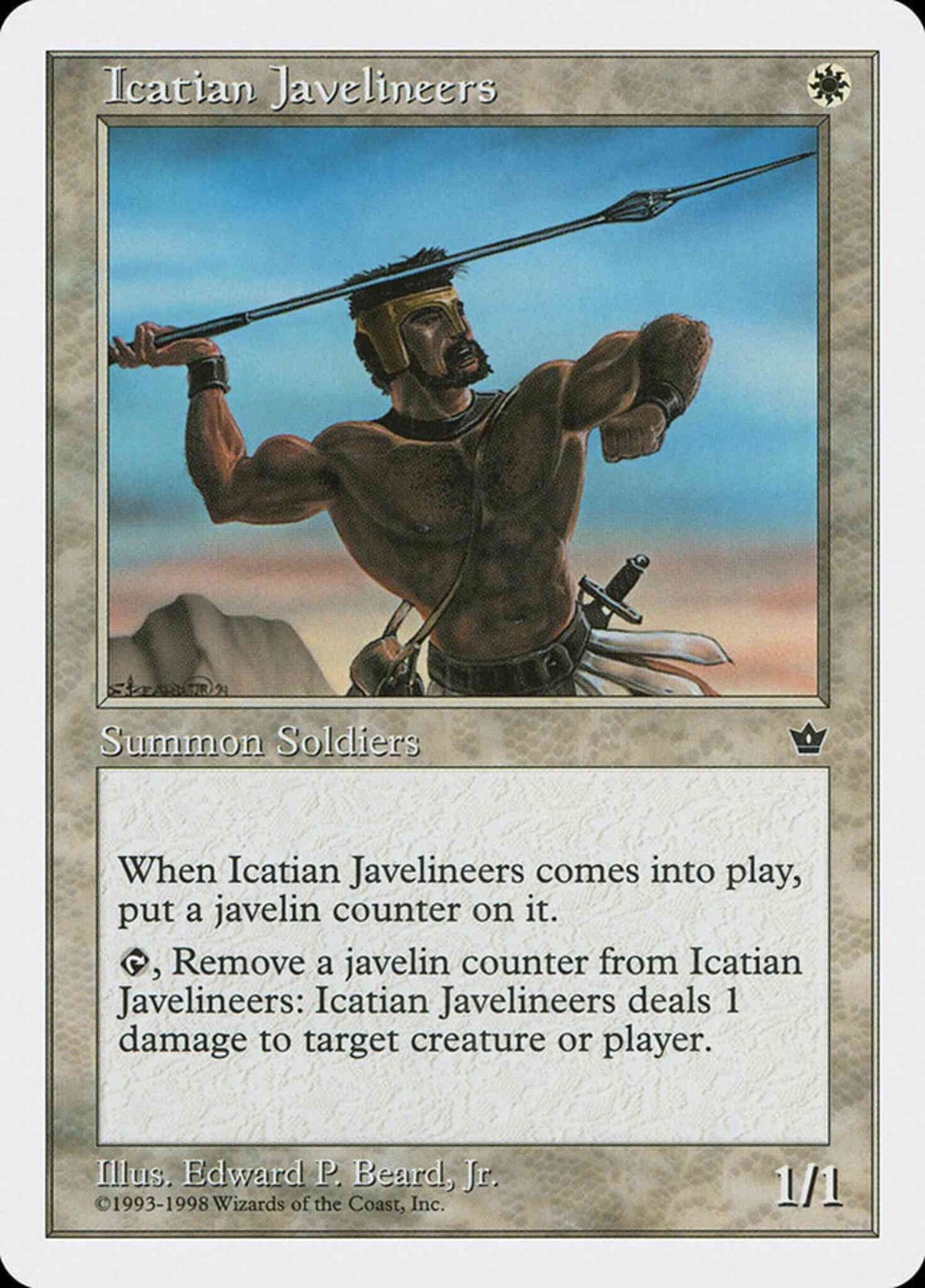 Icatian Javelineers [7] [Anthologies] [Non-Foil]