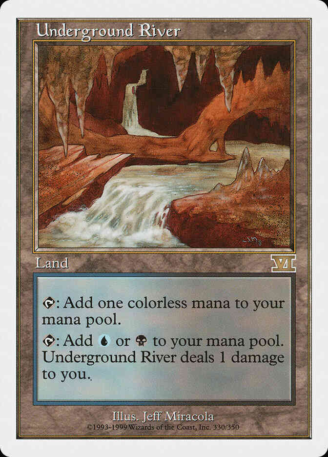 Underground River [330] [Classic Sixth Edition] [Non-Foil]
