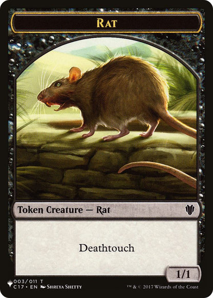 Cat Beast Token (03) // Rat Token (03) [TZNR-3] [ZNR/C17 Set Symbol] [The List] [Non-Foil]