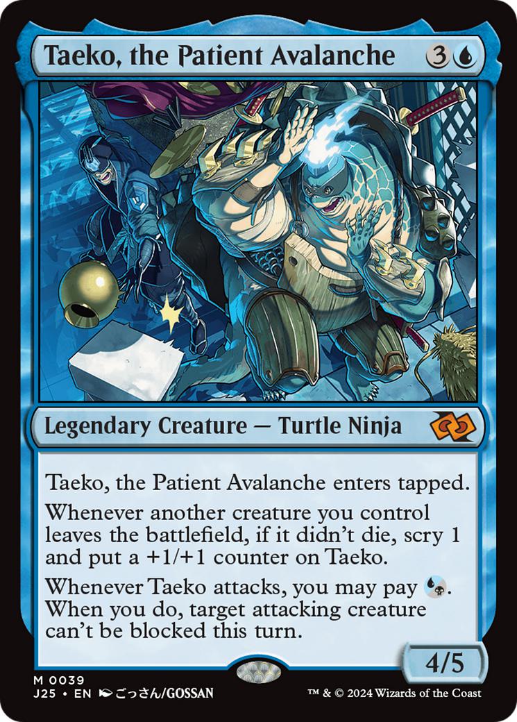 Taeko, the Patient Avalanche [39] [Anime] [Foundations: Jumpstart] [Non-Foil]