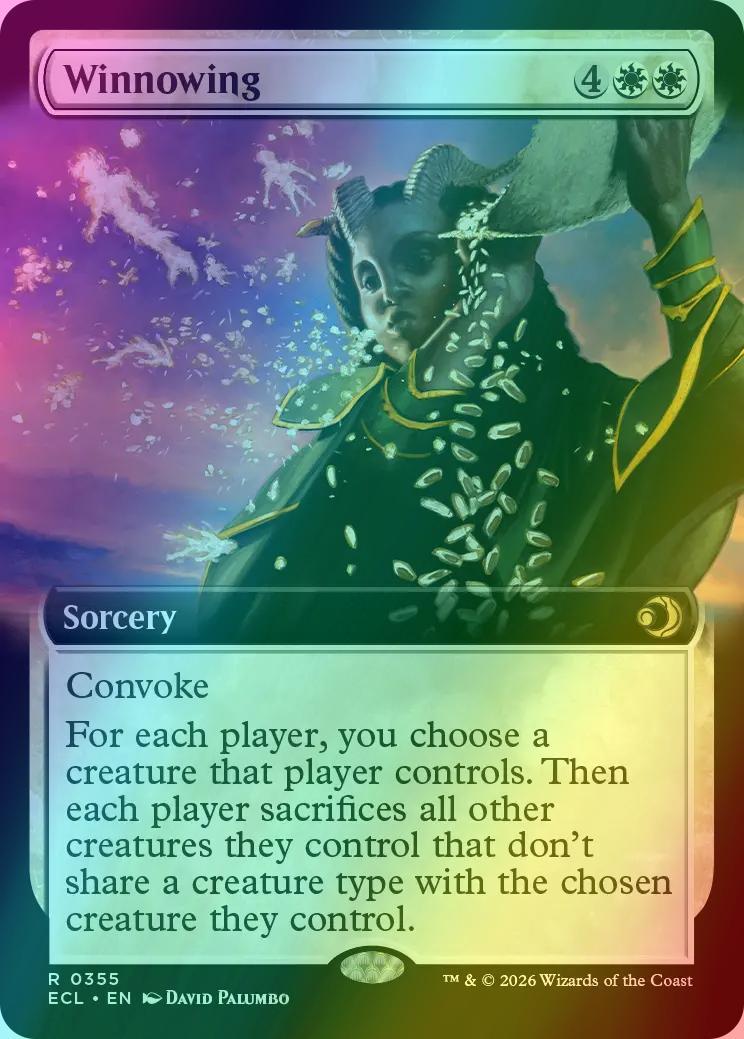 Winnowing [355] [Extended Art] [Lorwyn Eclipsed] [Foil]