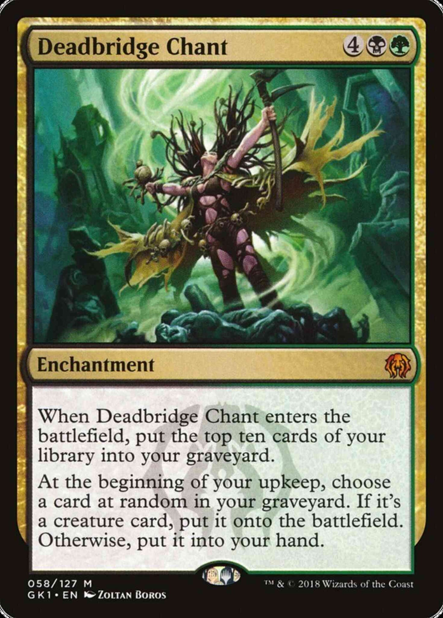Deadbridge Chant [58] [GRN Guild Kit] [Non-Foil]