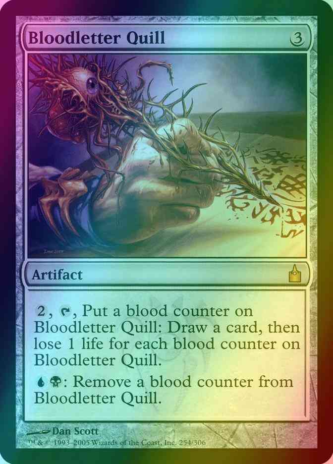 Bloodletter Quill [254] [Ravnica City Of Guilds] [Foil]