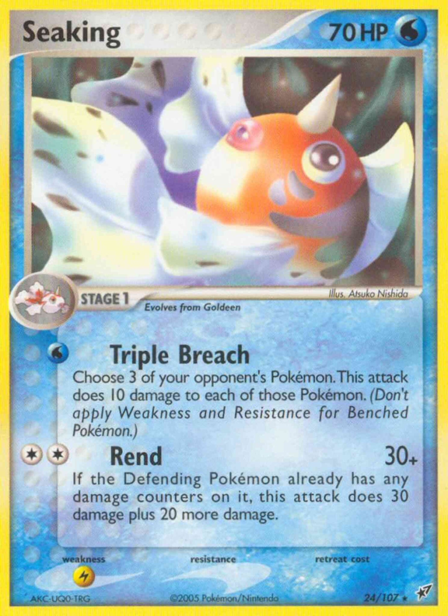 Seaking - 24/107 - Rare [ex8-24] [Reverse Holo]