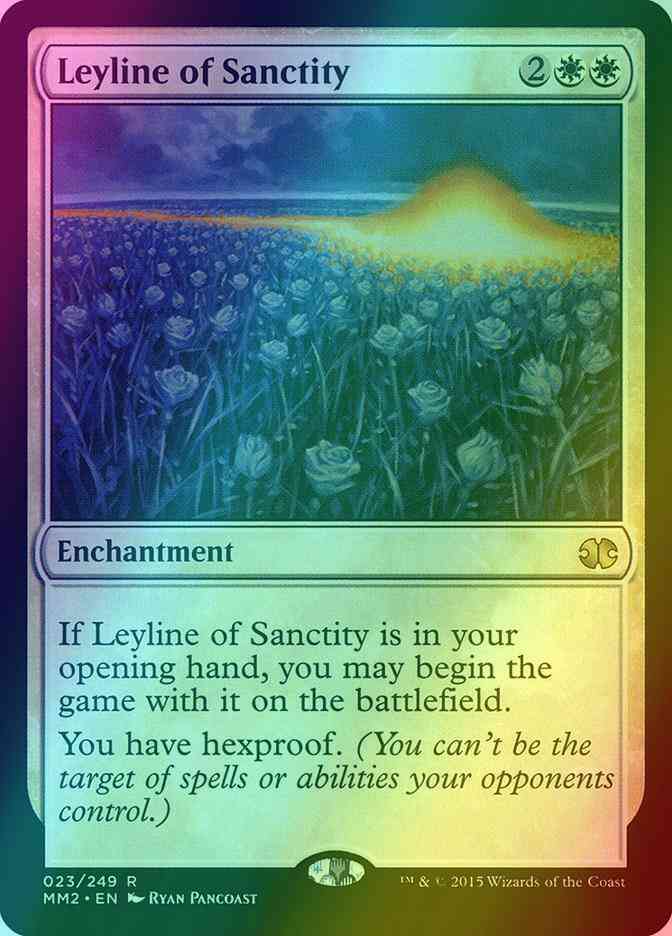 Leyline of Sanctity [23] [Modern Masters 2015] [Foil]