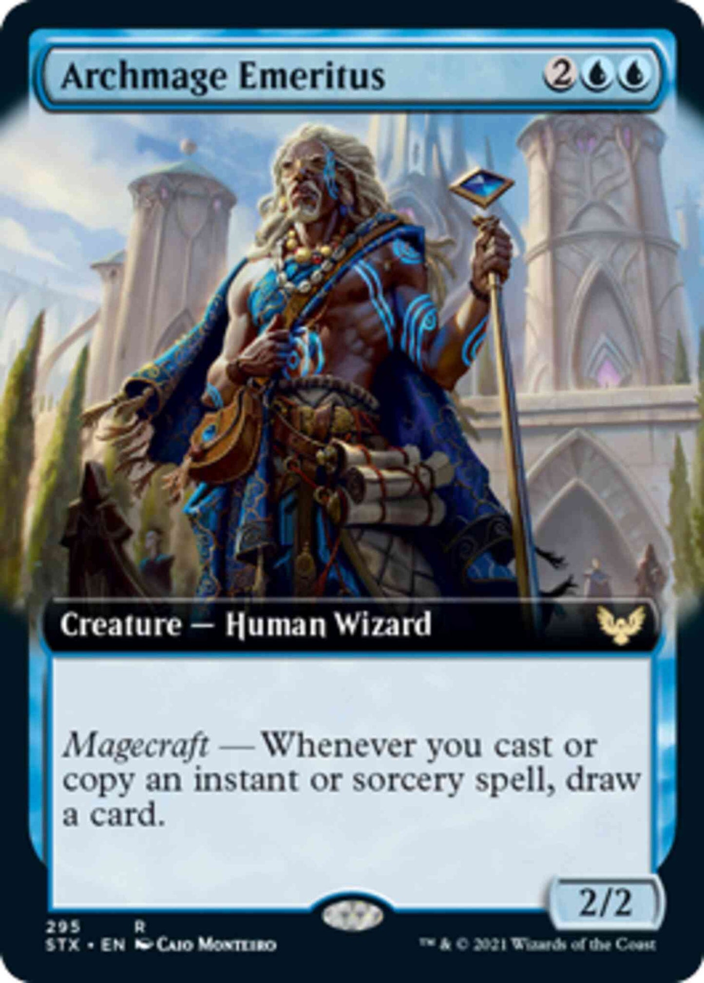 Archmage Emeritus [295] [Extended Art] [Strixhaven: School of Mages] [Non-Foil]