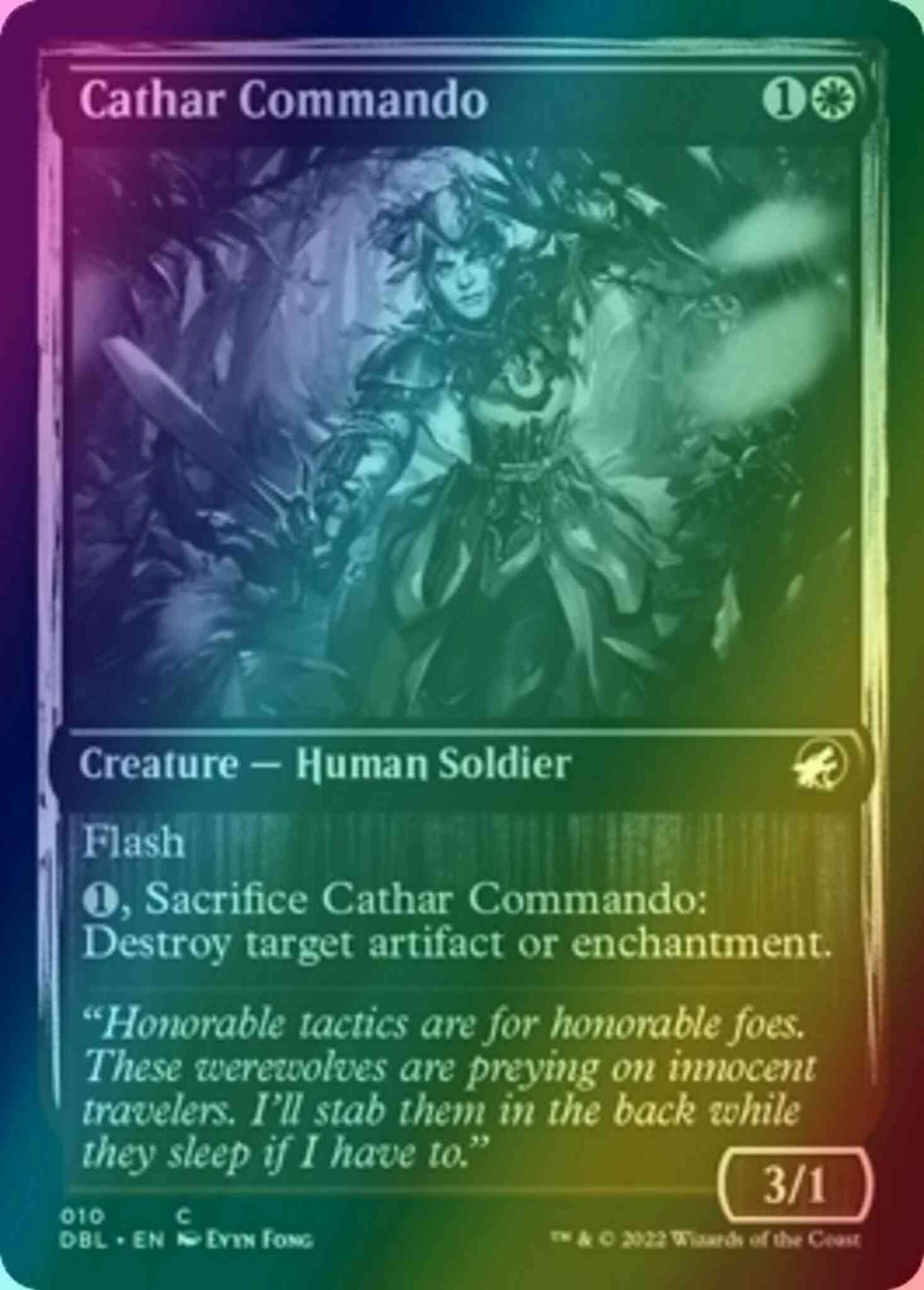 Cathar Commando [10] [Innistrad: Double Feature] [Foil]