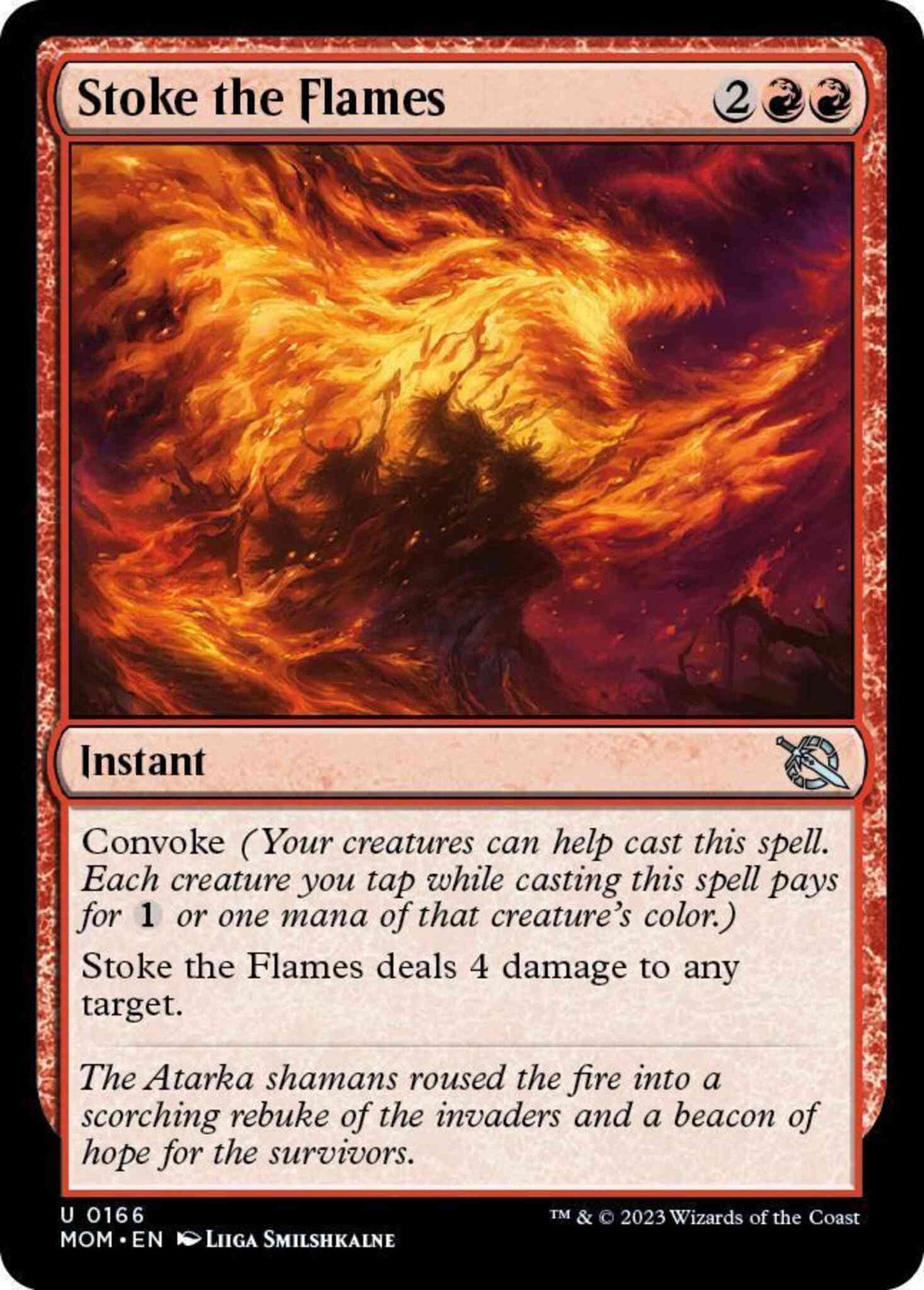Stoke the Flames [166] [March of the Machine] [Non-Foil]