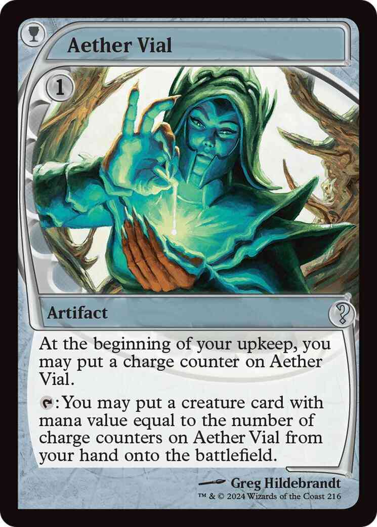 Aether Vial [216] [Future Frame] [Mystery Booster 2] [Non-Foil]