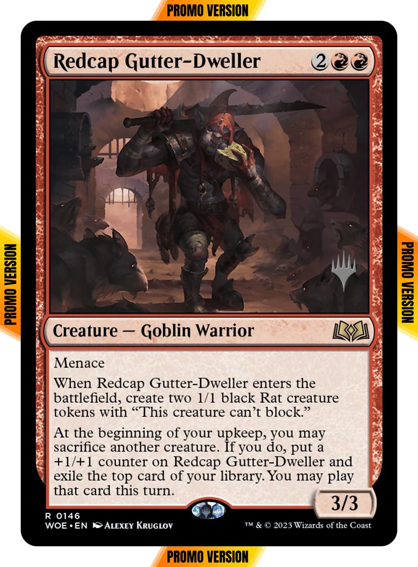 Redcap Gutter-Dweller [146p] [Promo Pack] [Wilds of Eldraine: Promos] [Non-Foil]