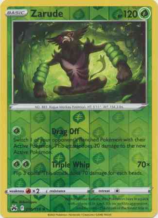 Zarude - 016/159 - Rare Holo [swsh125-016] [Reverse Holo]