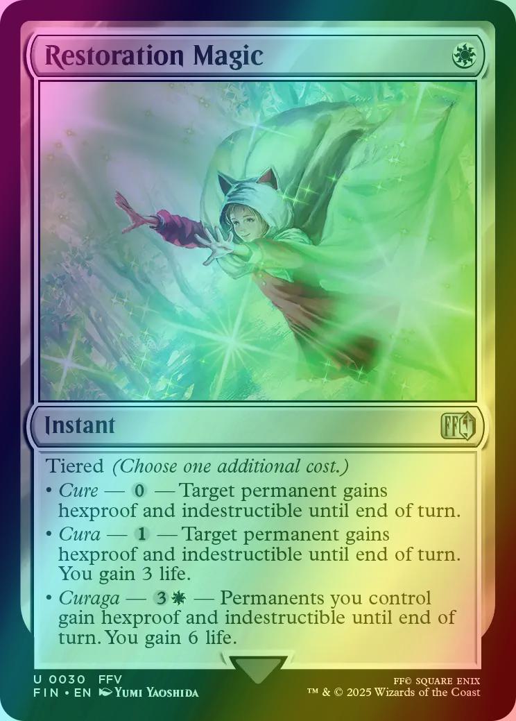 Restoration Magic [30] [FINAL FANTASY] [Foil]