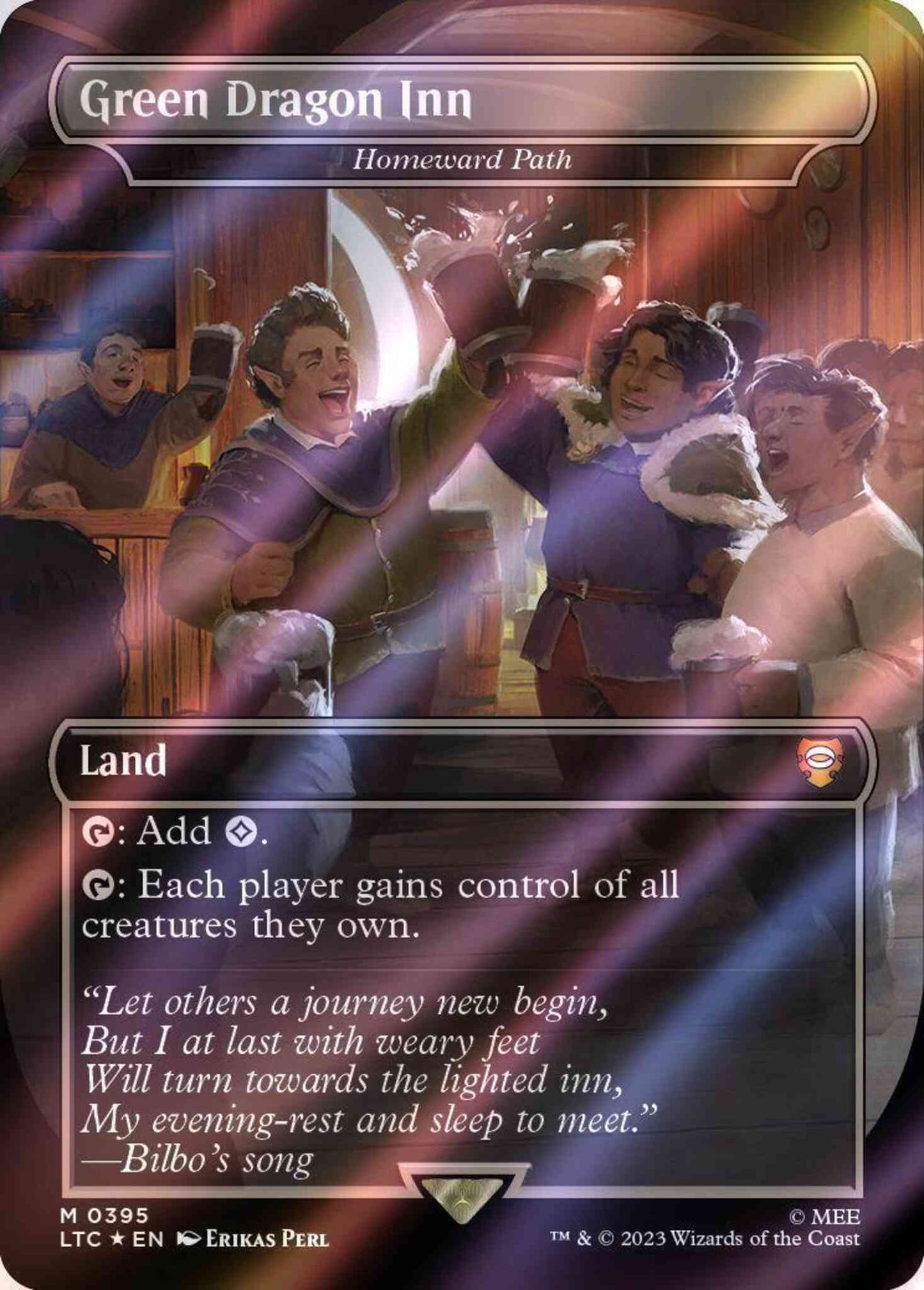 Green Dragon Inn - Homeward Path [395] [Borderless] [Realms and Relics] [The Lord of the Rings: Tales of Middle-earth: Commander] [Surge Foil]