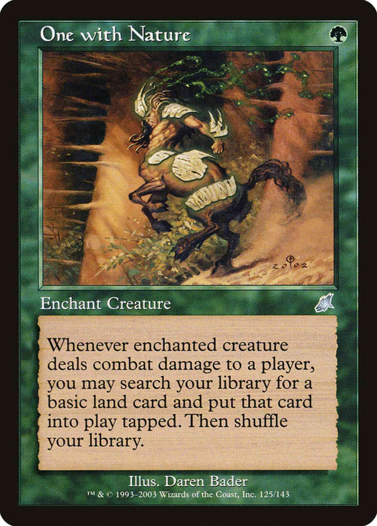 One with Nature [125] [Scourge] [Non-Foil]