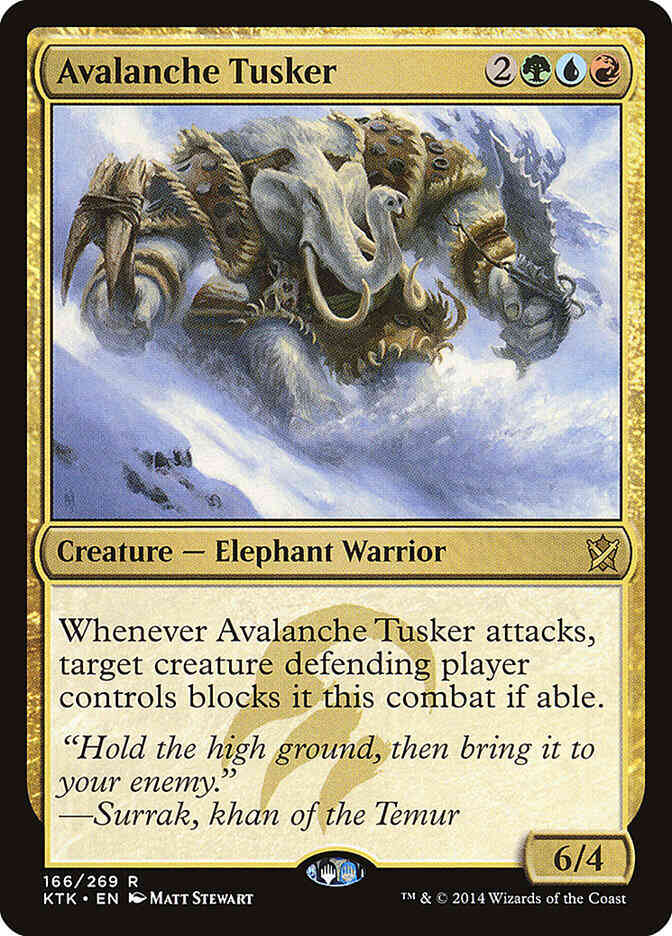 Avalanche Tusker [166] [Khans Of Tarkir] [Non-Foil]