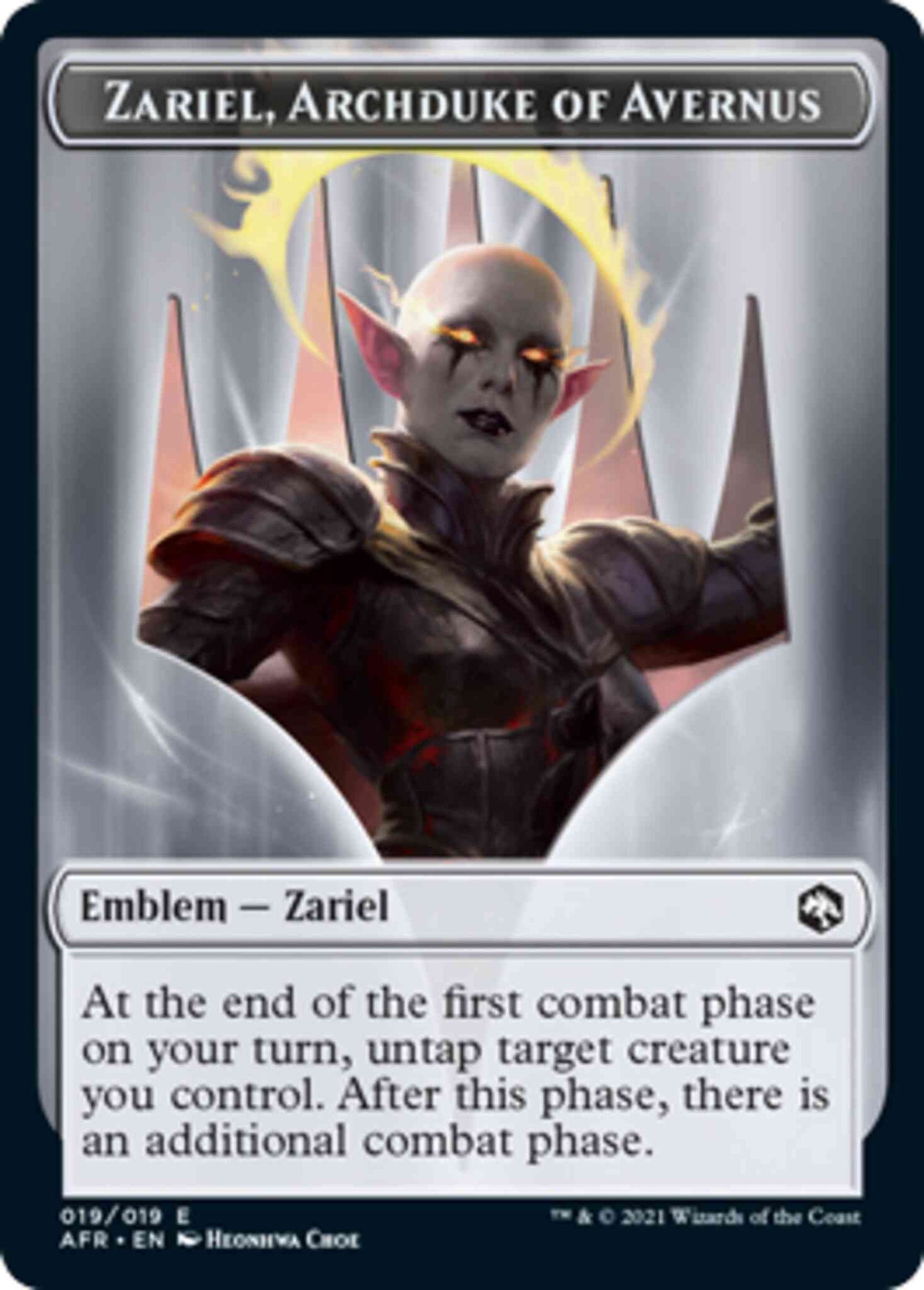 Zariel, Archduke of Avernus Emblem [19] [Adventures in the Forgotten Realms: Tokens] [Non-Foil]