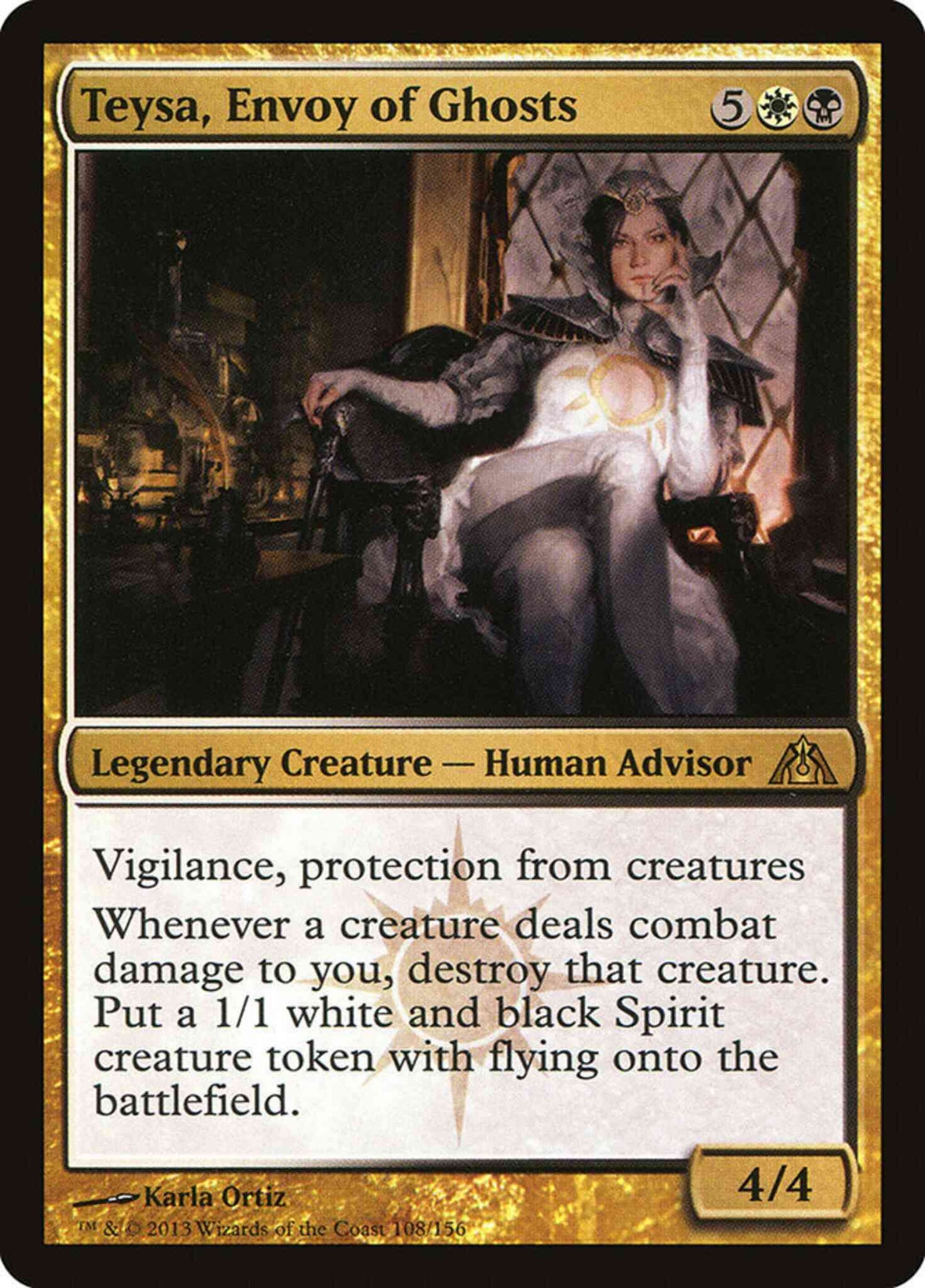 Teysa, Envoy of Ghosts [108] [Dragon's Maze] [Non-Foil]