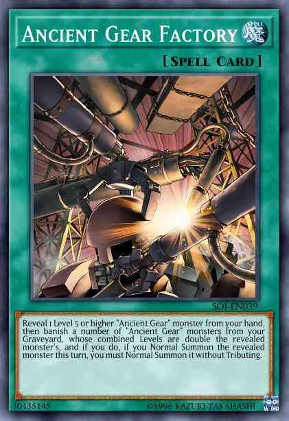 Ancient Gear Factory - SD10-EN021 - Common - Unlimited