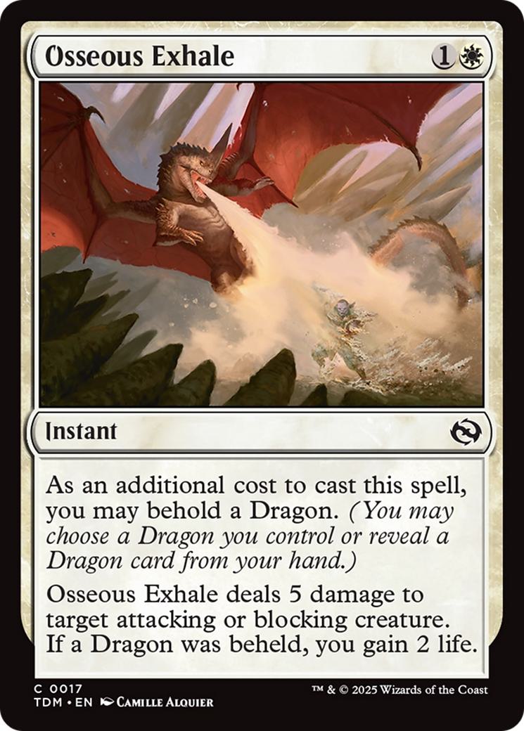 Osseous Exhale [17] [Tarkir: Dragonstorm] [Non-Foil]