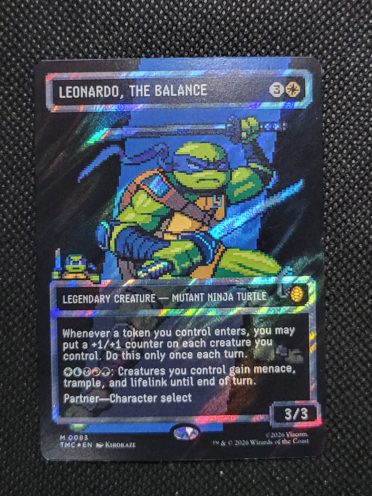 Leonardo, the Balance — Borderless|Pixel|Surge Foil — ID 16913