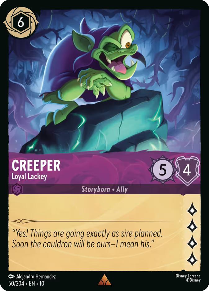 Creeper - Loyal Lackey - 50/204 [Whispers in the Well] [Non-Foil]