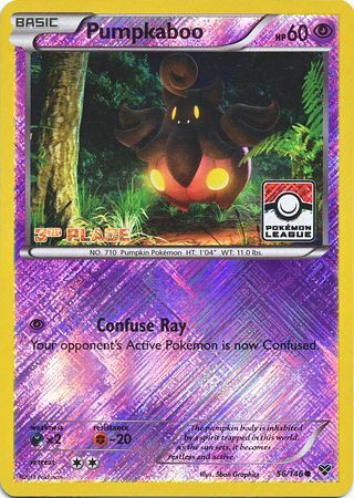 Pumpkaboo - 56/146 - Promo [League] [3rd Place] [XY1MSP-56] [Reverse Holo]