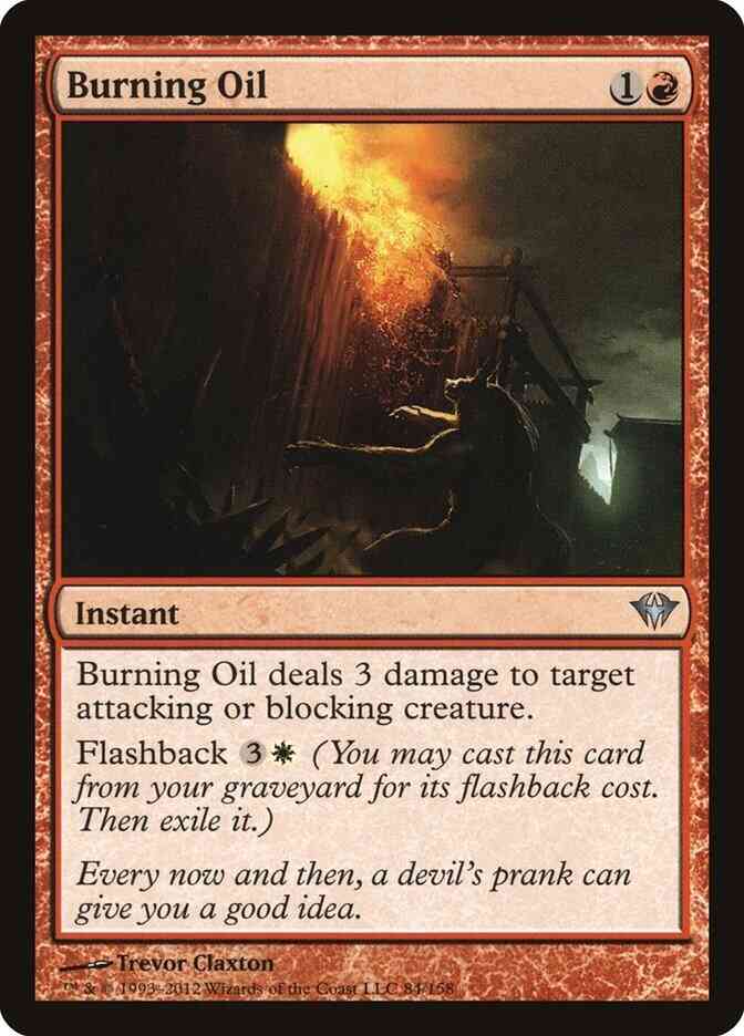 Burning Oil [84] [Dark Ascension] [Non-Foil]