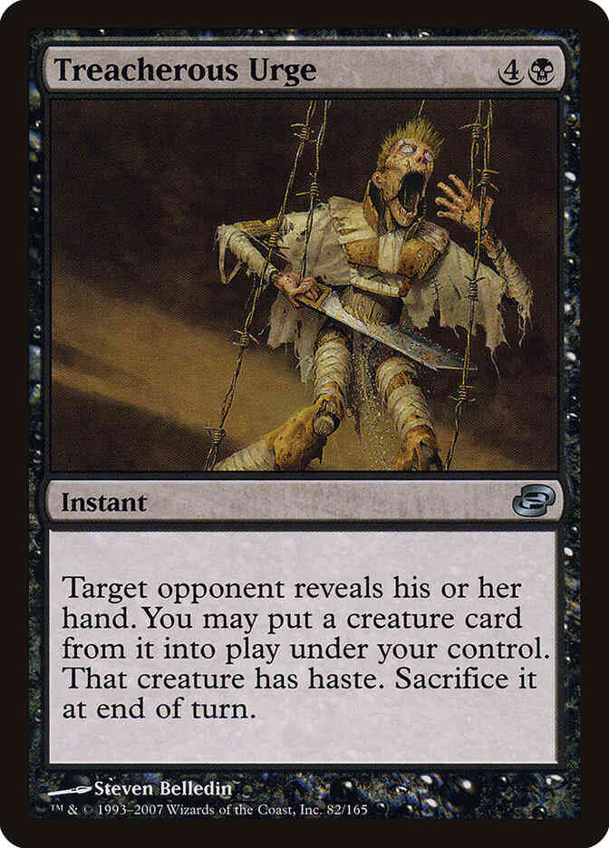 Treacherous Urge [82] [Planar Chaos] [Non-Foil]