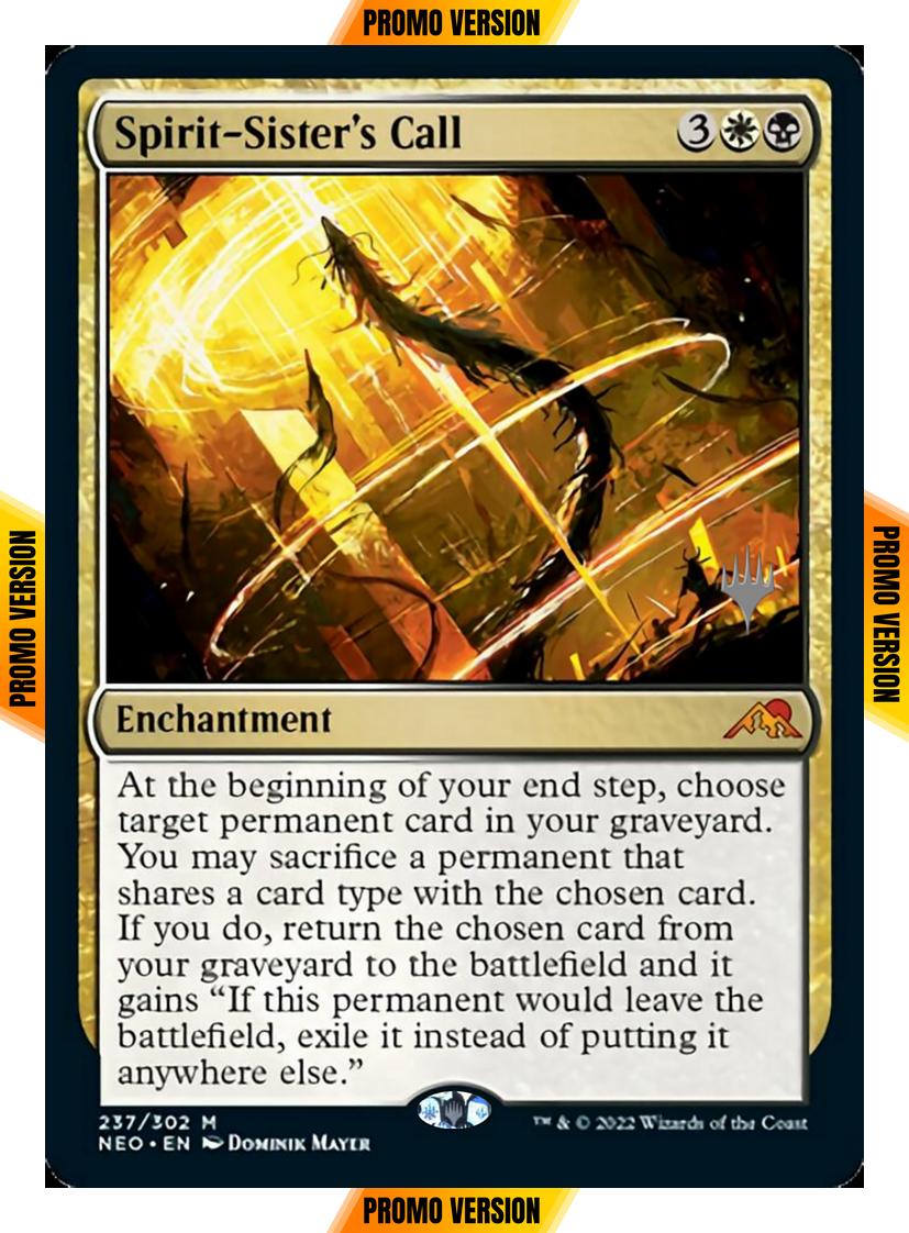 Spirit-Sister's Call [Promo Pack] [237p] [Kamigawa: Neon Dynasty: Promos] [Non-Foil]