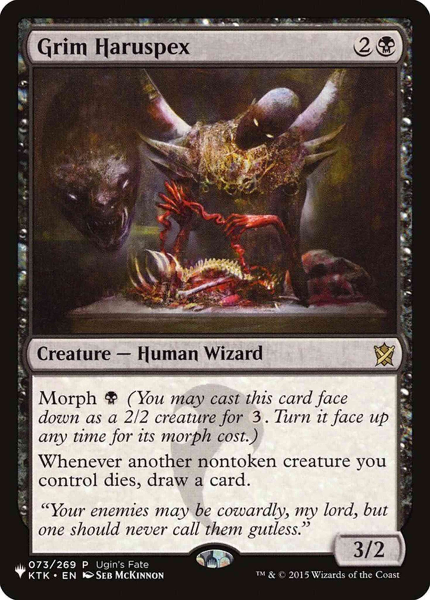 Grim Haruspex [UGIN-73] [The List] [Non-Foil]