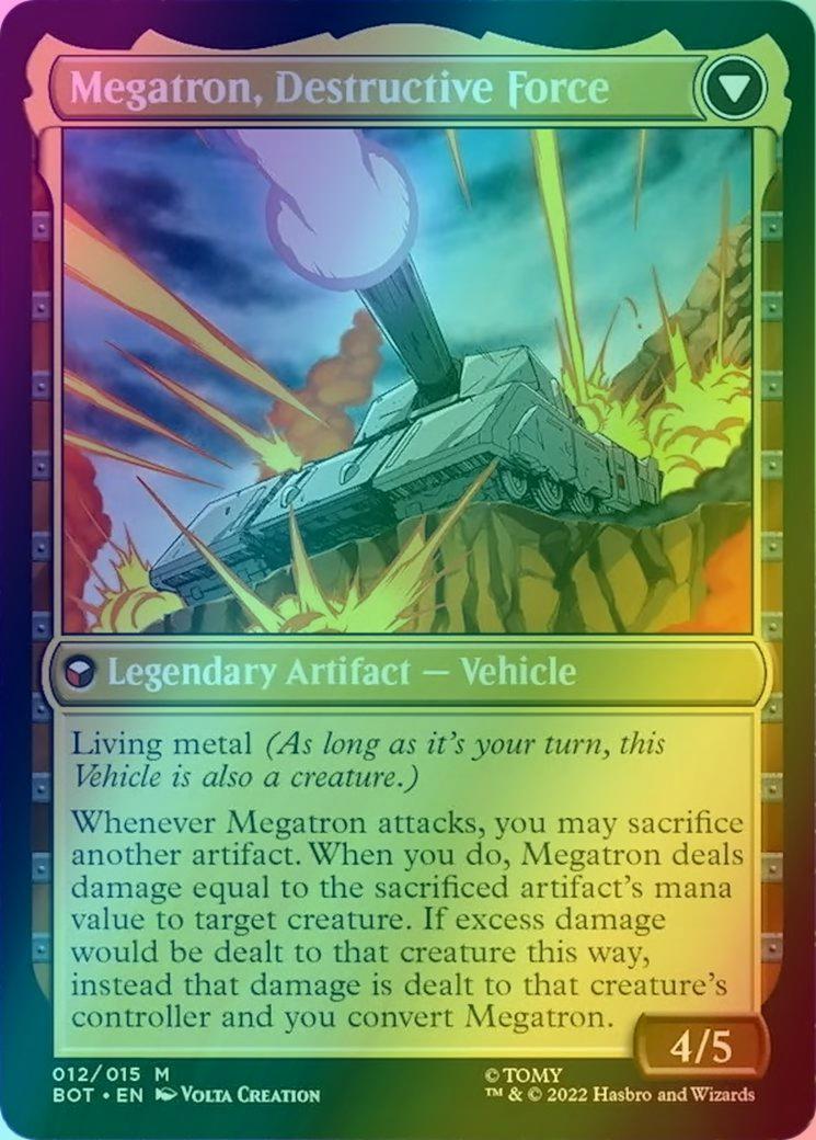 Megatron, Tyrant // Megatron, Destructive Force [12] [Universes Beyond: Transformers] [Foil]