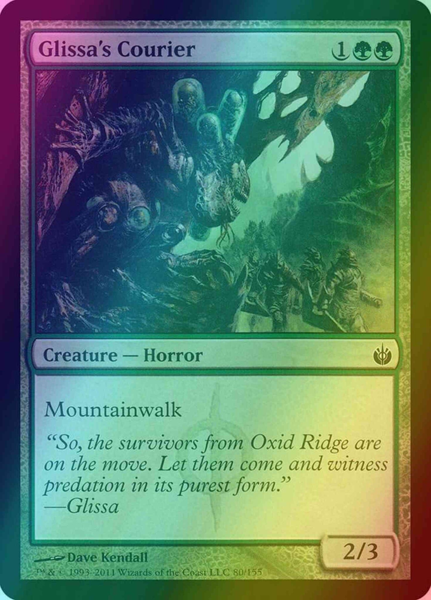 Glissa's Courier [80] [Mirrodin Besieged] [Foil]