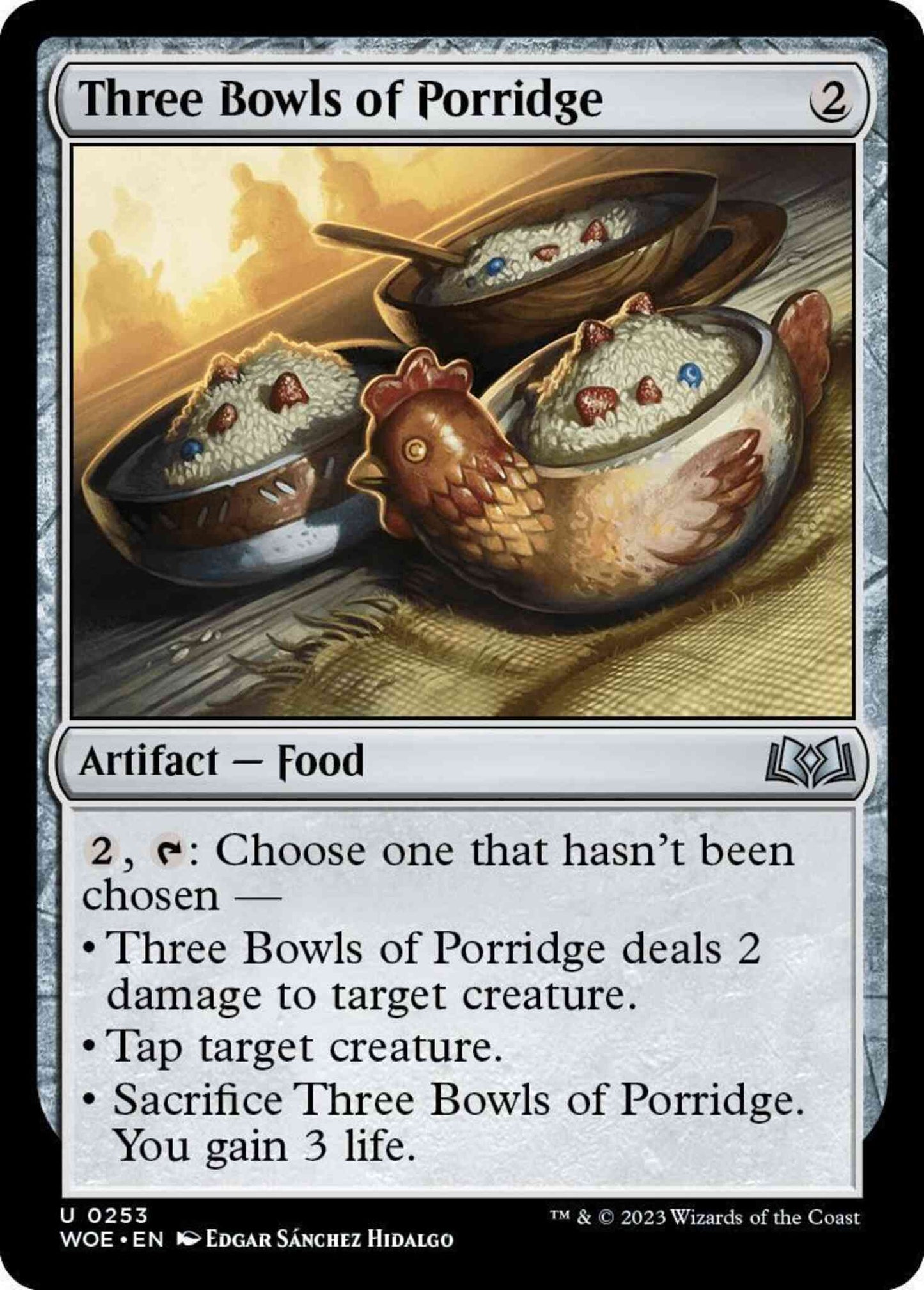 Three Bowls of Porridge [253] [Wilds of Eldraine] [Non-Foil]