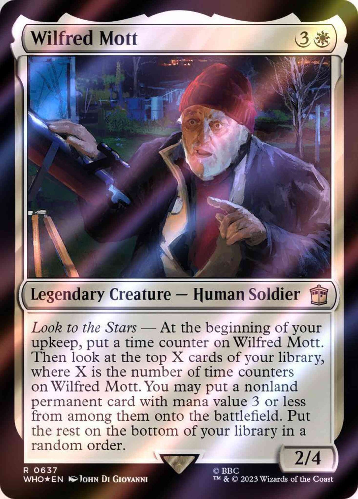 Wilfred Mott [637] [Universes Beyond: Doctor Who] [Surge Foil]