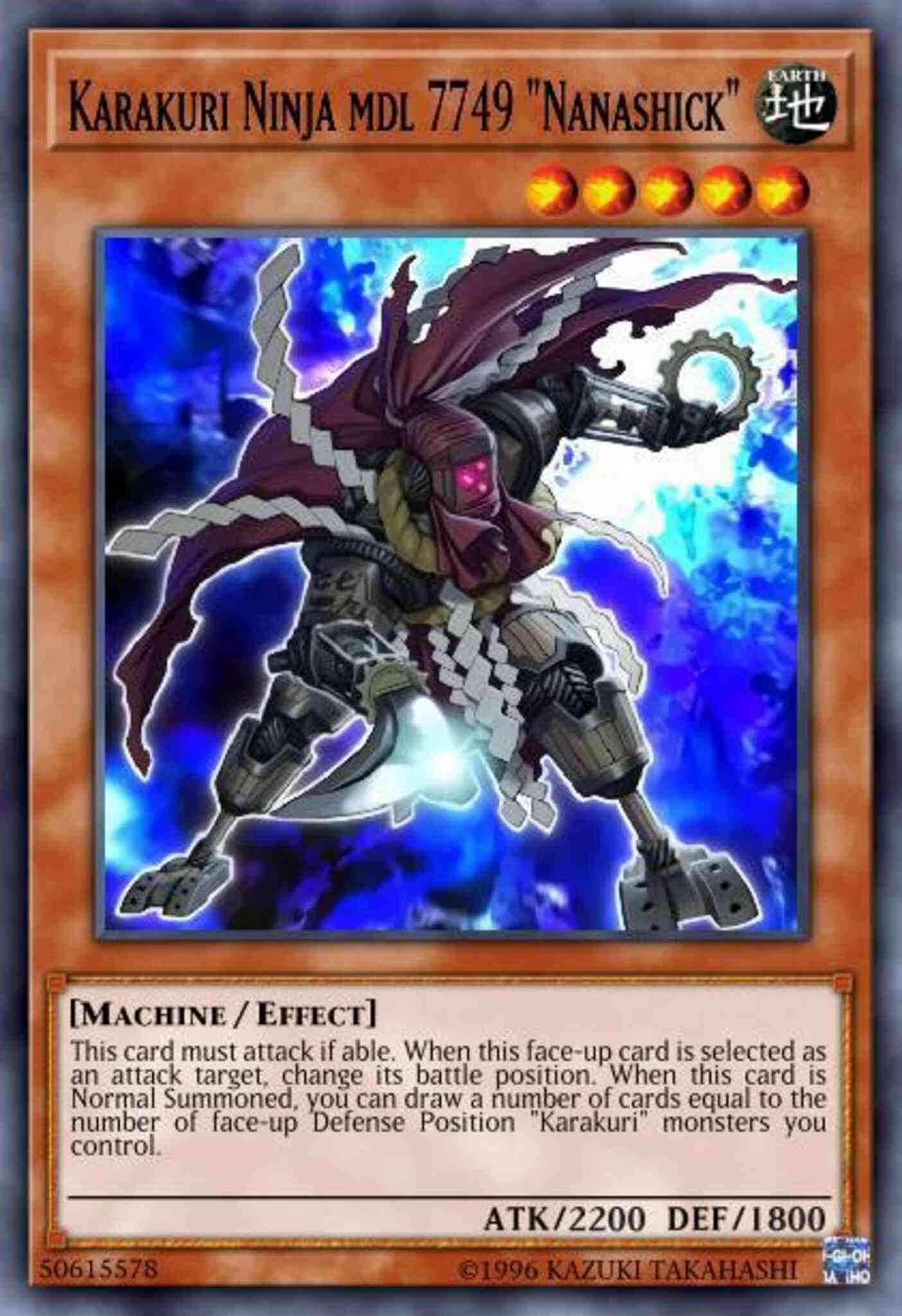 Karakuri Ninja mdl 7749 "Nanashick" - EXVC-EN031 - Common - 1st Edition