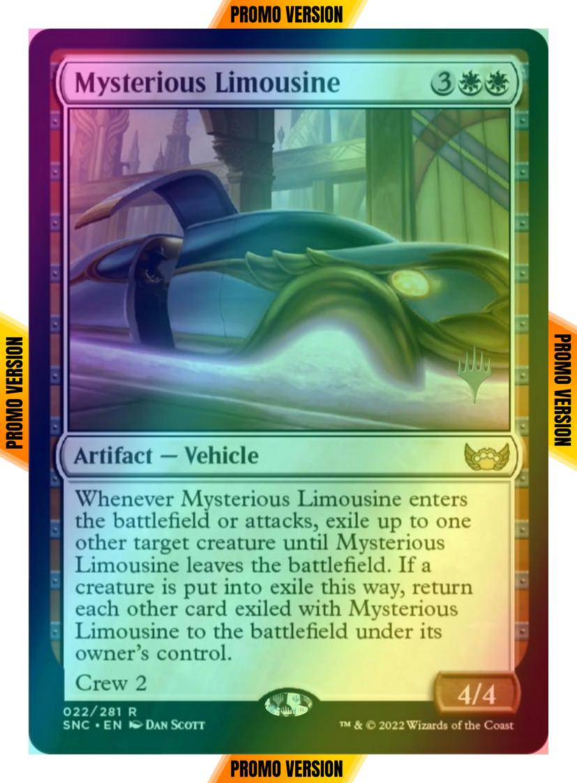 Mysterious Limousine [Promo Pack] [22p] [Streets of New Capenna: Promos] [Foil]
