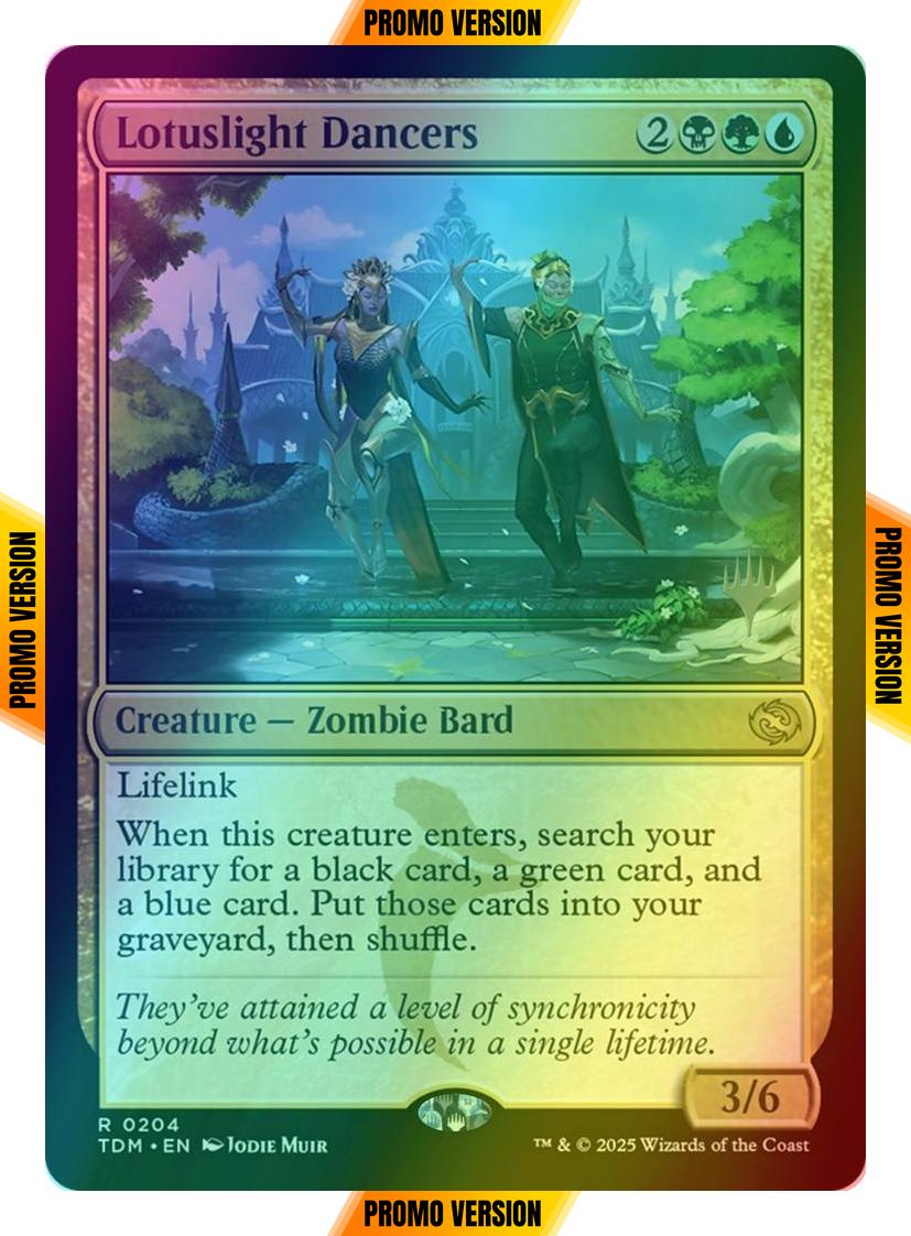 Lotuslight Dancers [204p] [Promo Pack] [Tarkir: Dragonstorm: Promos] [Foil]