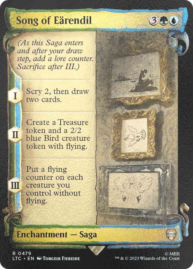 Song of Eärendil [479] [Scrolls Showcase] [The Lord of the Rings: Tales of Middle-earth: Commander] [Silver Foil]