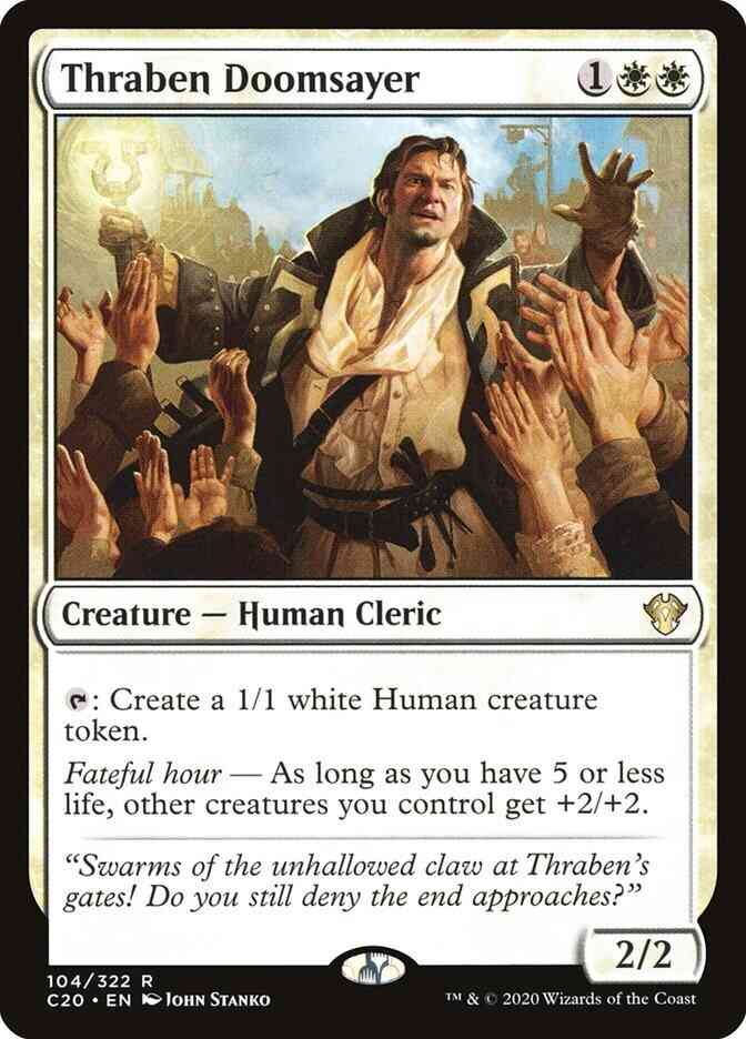 Thraben Doomsayer [104] [Commander 2020] [Non-Foil]