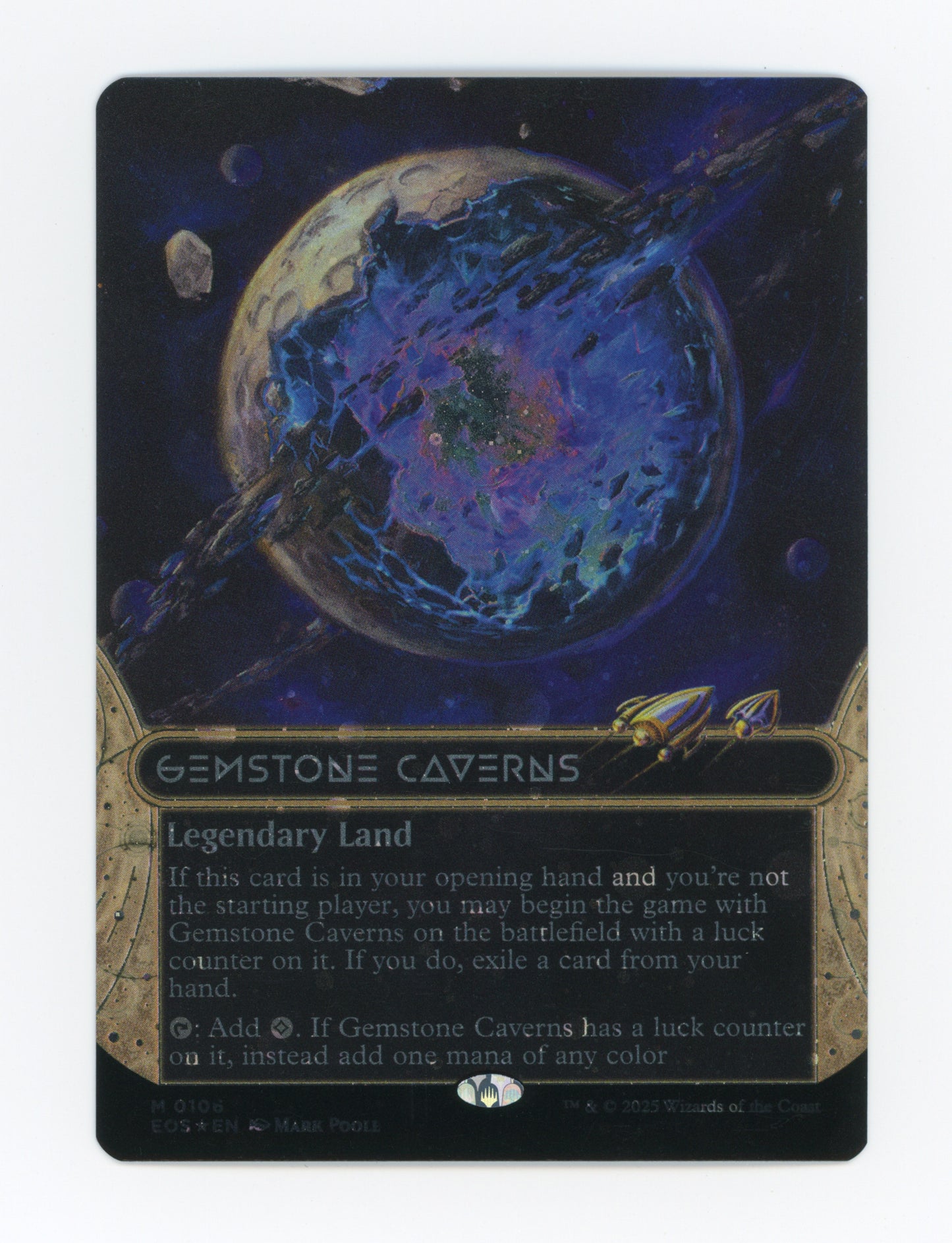 Gemstone Caverns — Borderless|Galaxy Foil — ID 18397