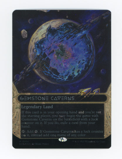 Gemstone Caverns — Borderless|Galaxy Foil — ID 18397