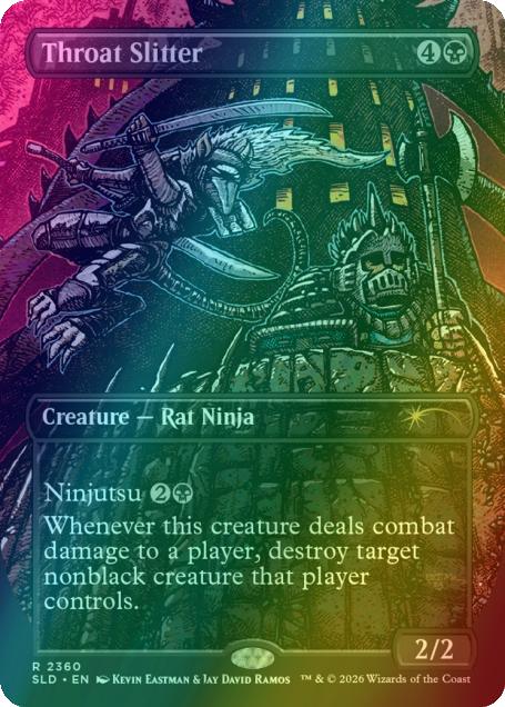 Throat Slitter [2360] [Borderless] [Kevin Eastman] [Color] [Secret Lair Drop] [Foil]