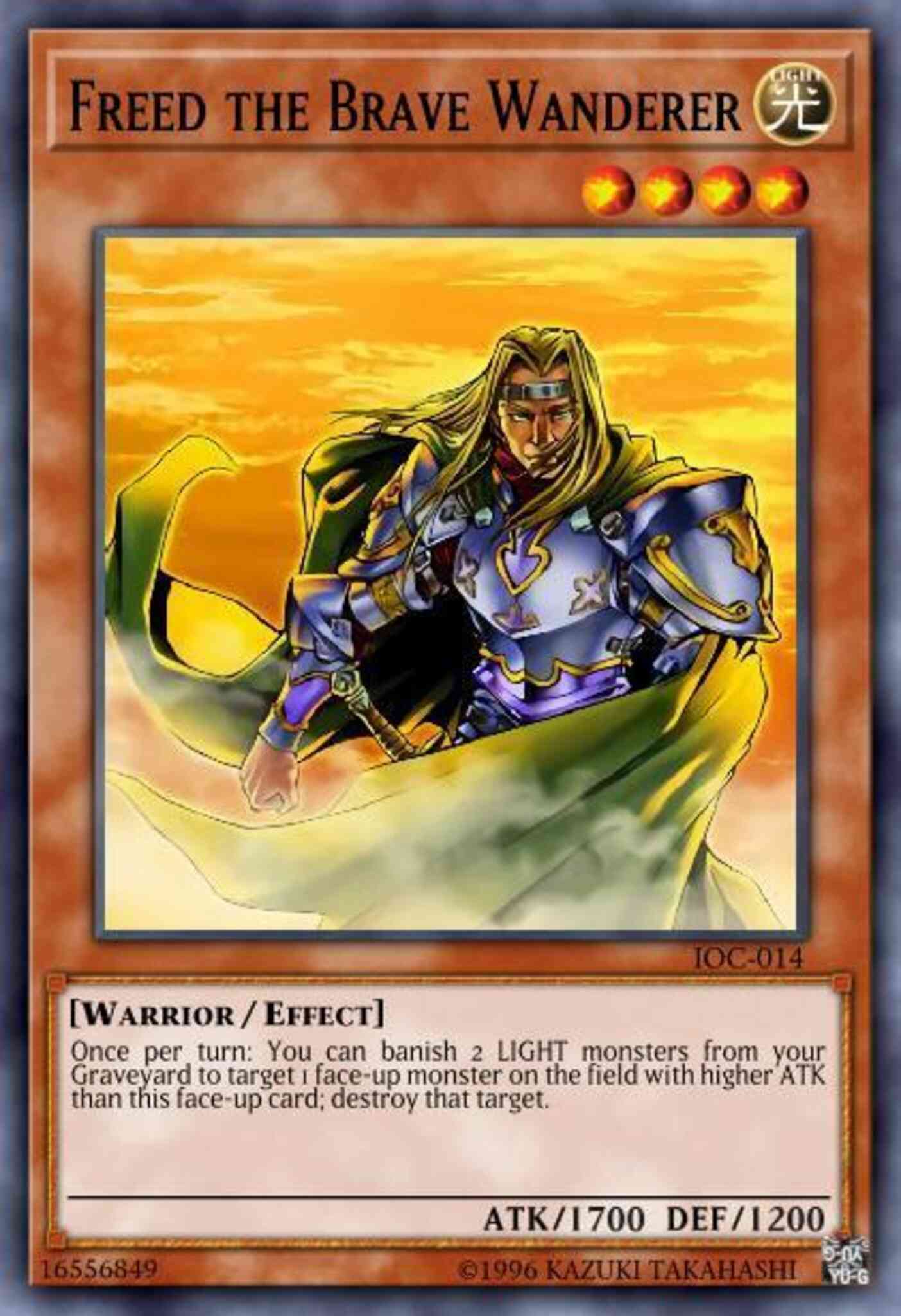 Freed the Brave Wanderer - CP04-EN007 - Rare - Unlimited